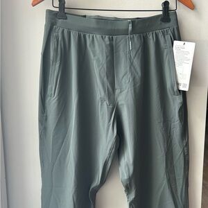 NWT Lululemon Men's Surge Jogger Pant *shorter Olive Green